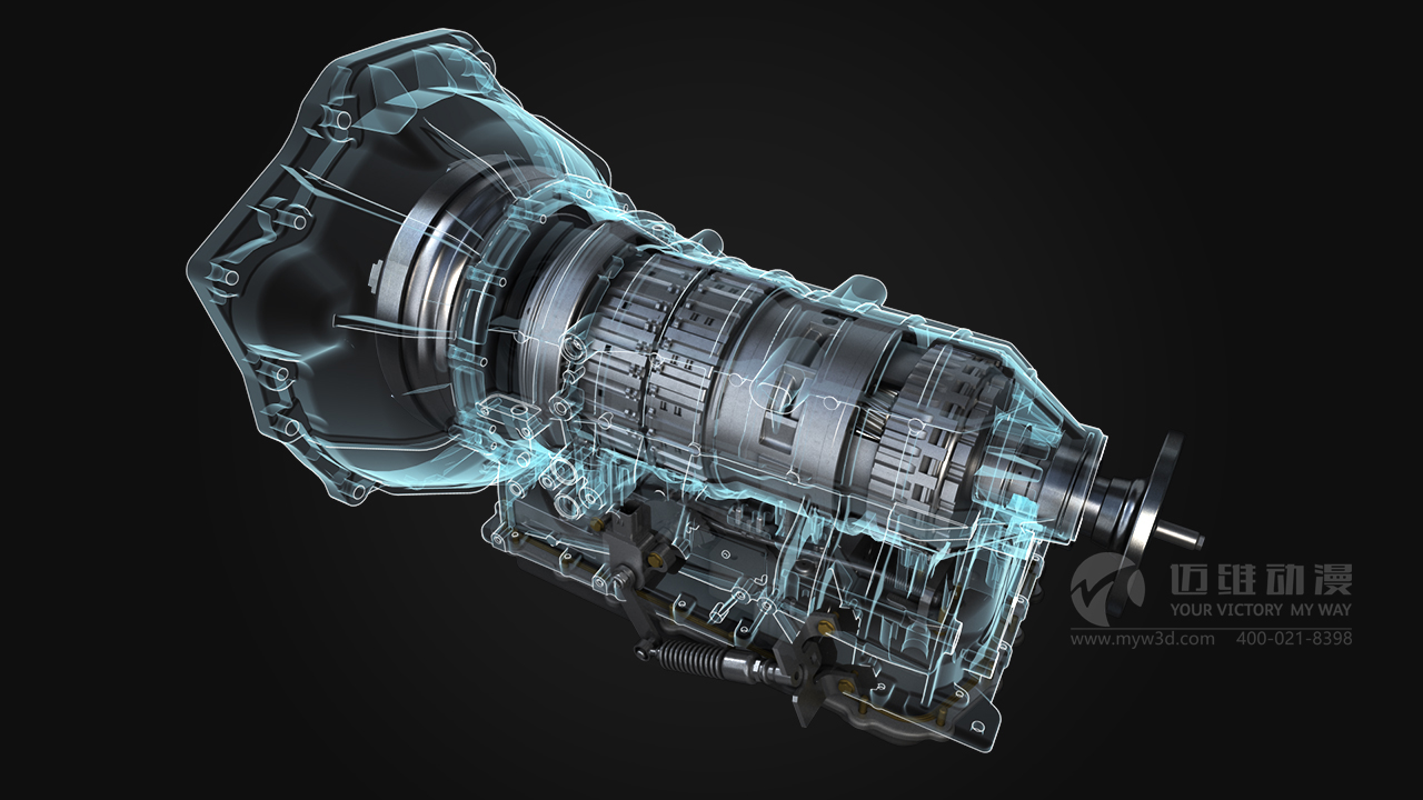 自動變速箱工業(yè)效果圖